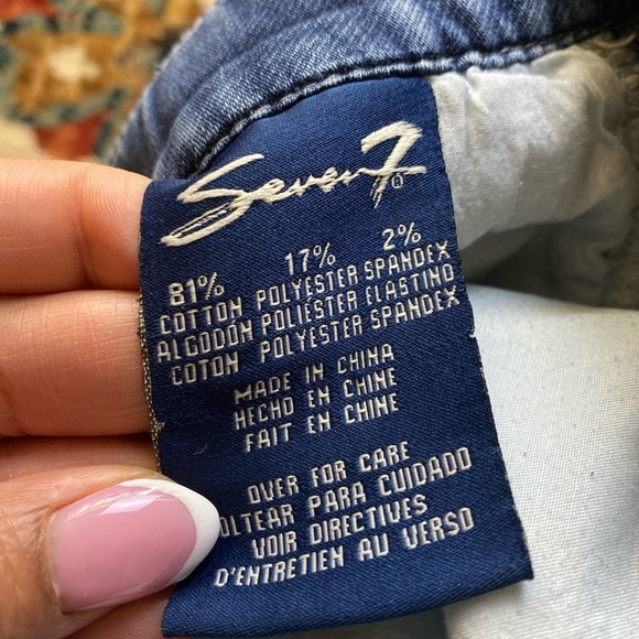 Seven7 Women's Blue Jogger Jeans - Picture 6 of 7